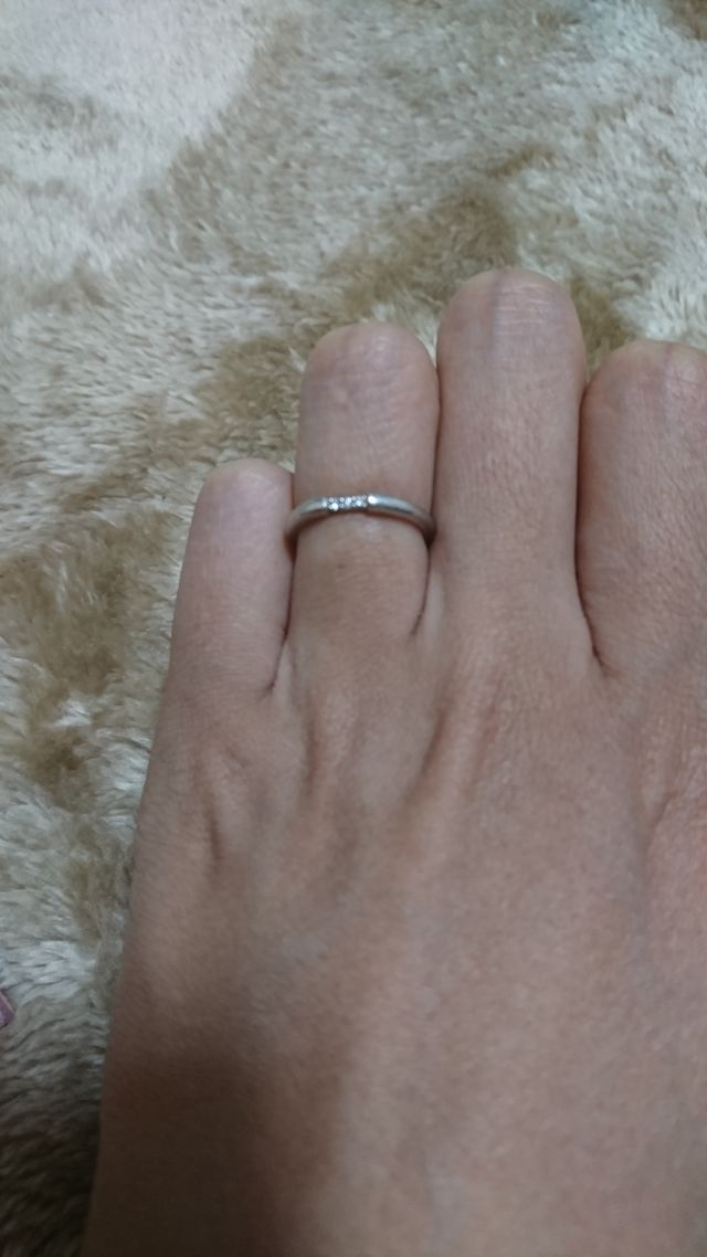 アップの写真☆☆ダイヤ3つです