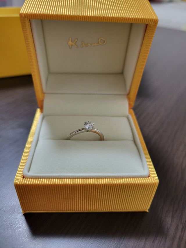 購入した指輪です