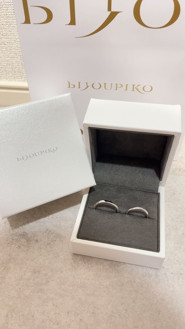 本日納品されました！
箱もオシャレで可愛いです！