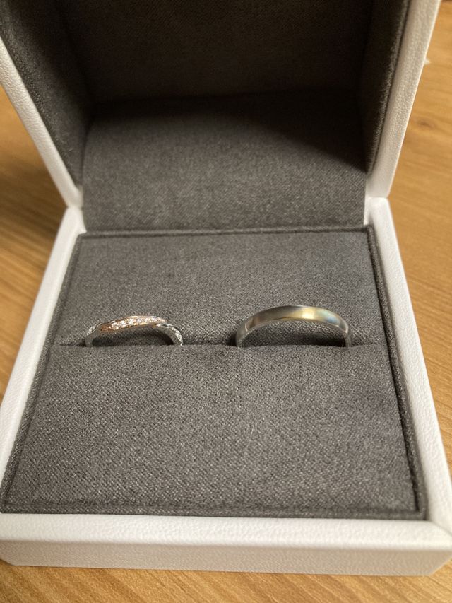 結婚指輪です