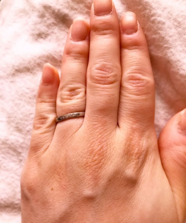 結婚指輪です