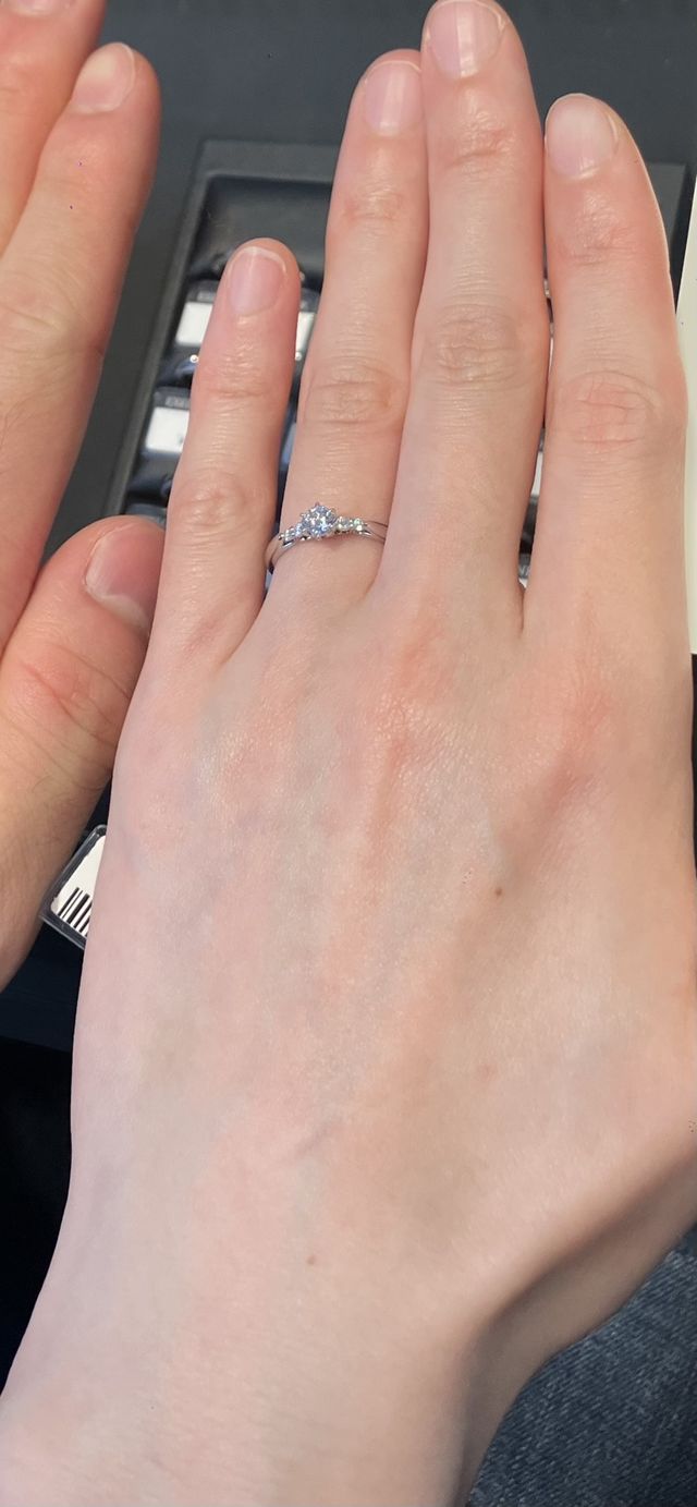 着用時の写真です。