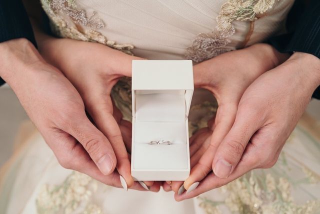 ボックスと指輪です。