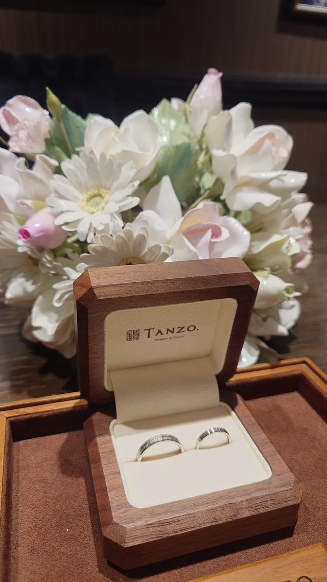 作っていただいた結婚指輪