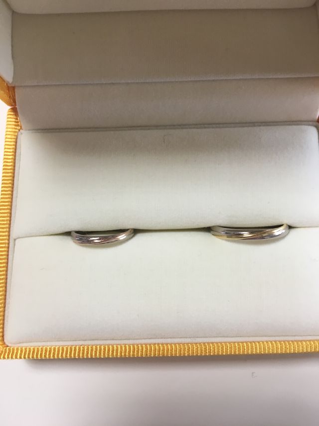 自らデザインした指輪