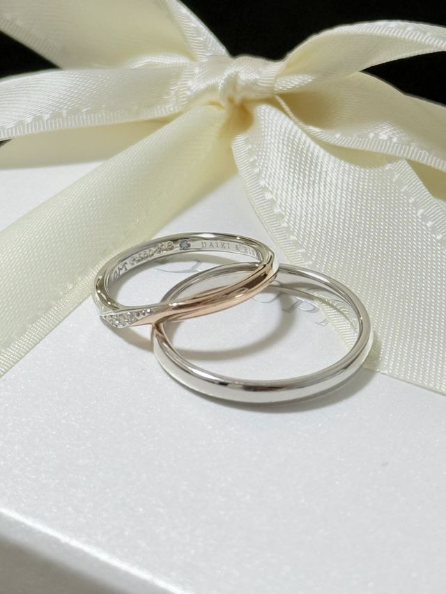 指輪とボックス