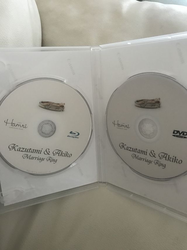 制作風景を撮ってもらったDVDが貰えます。