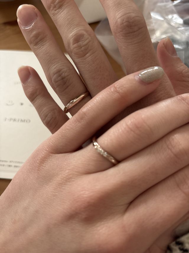 ホームページで見て本物見たら一目惚れして決めました。