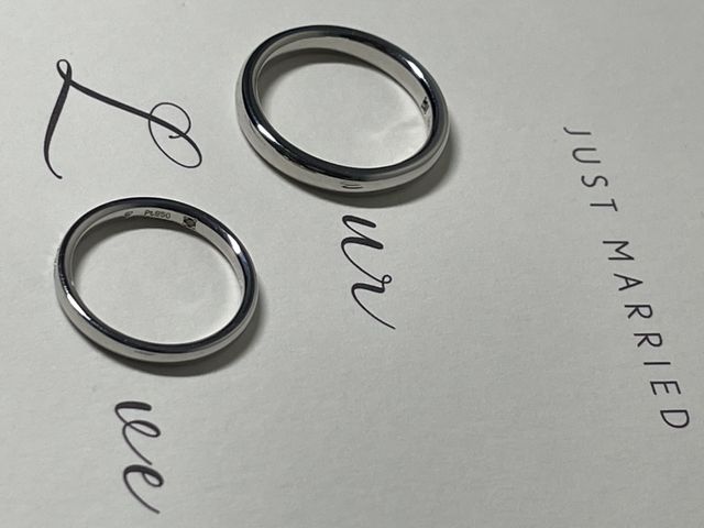 受け取り時にいただいた紙での写真