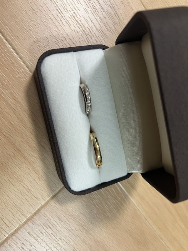 ホワイトゴールドとイエローゴールド