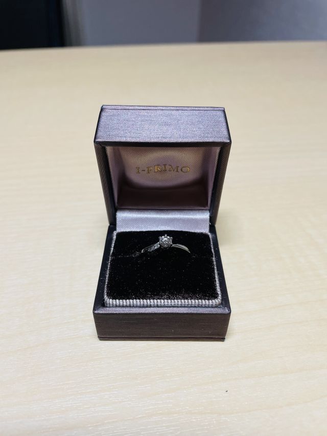 最初に貰ったデザイン変更前の指輪