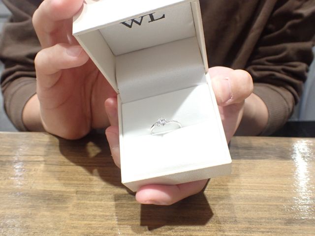 悩みに悩んでとてもいい指輪が出来ました