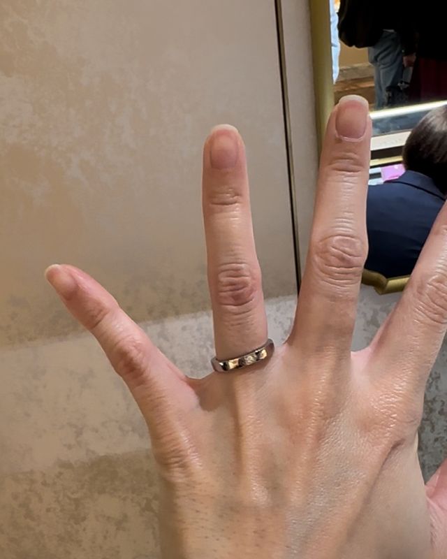 ボリュームのあるマリッジリング