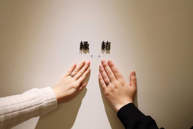 店舗で撮影していただきました。