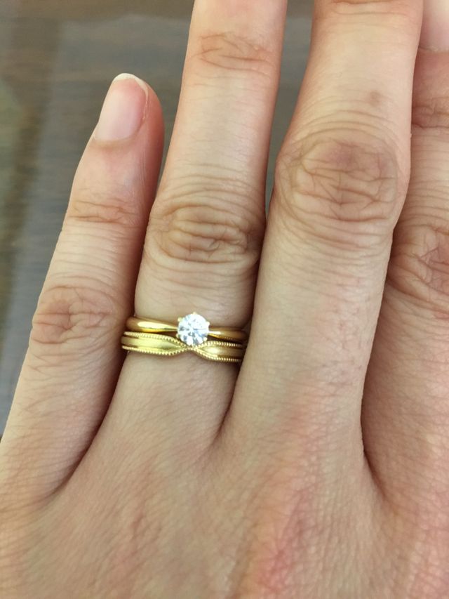 重ねづけもぴったり合うようにカーブを調整してもらいました！