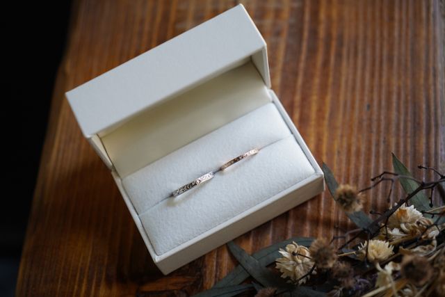 結婚指輪（ケースに入ったバージョン）