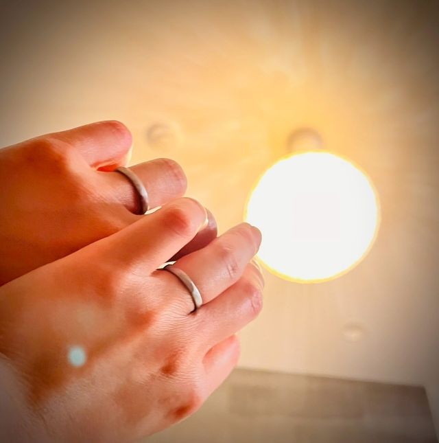 自分達でちゃんと作る指輪でした。