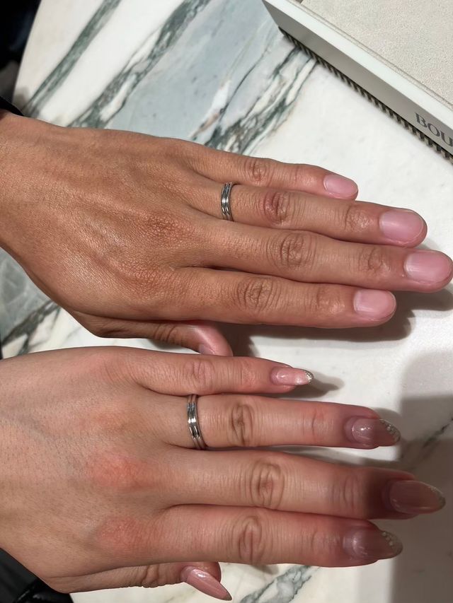 試着時の写真です。