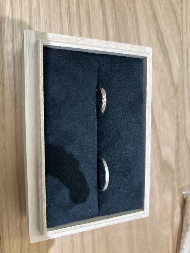 祈結と雲結の指輪です