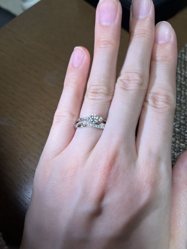 重ね付けも素敵