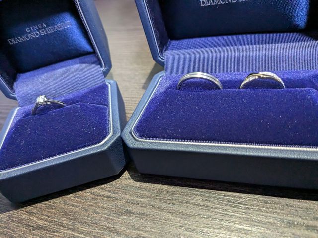 婚約指輪とペアリング