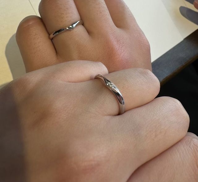 既存の指輪から希望を伝えていきました。