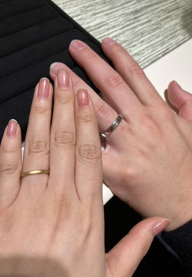 指輪試着