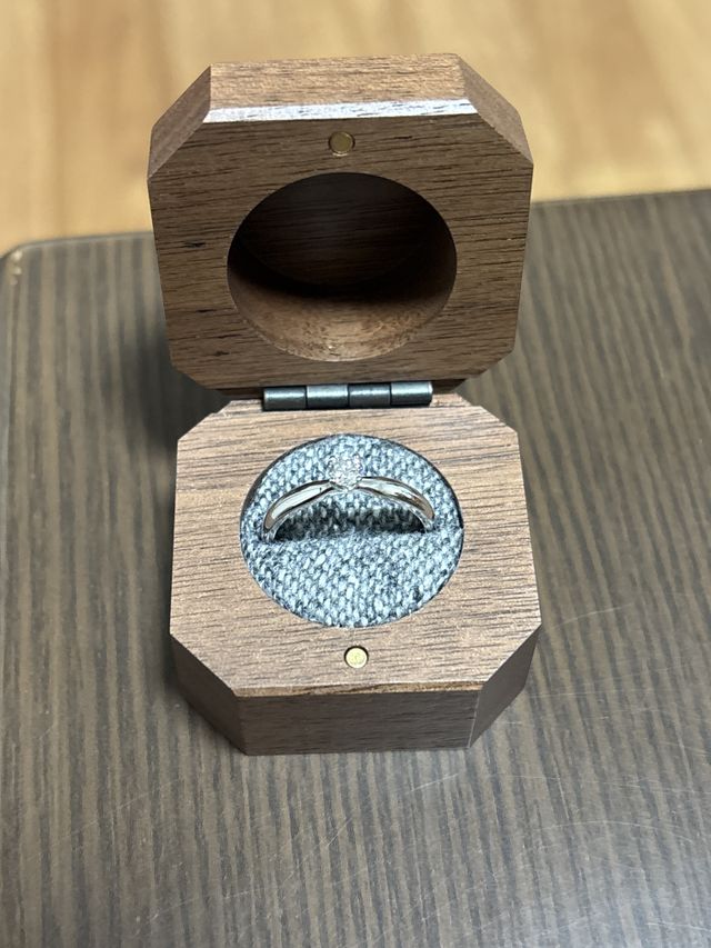 0.2カラットのダイヤです。