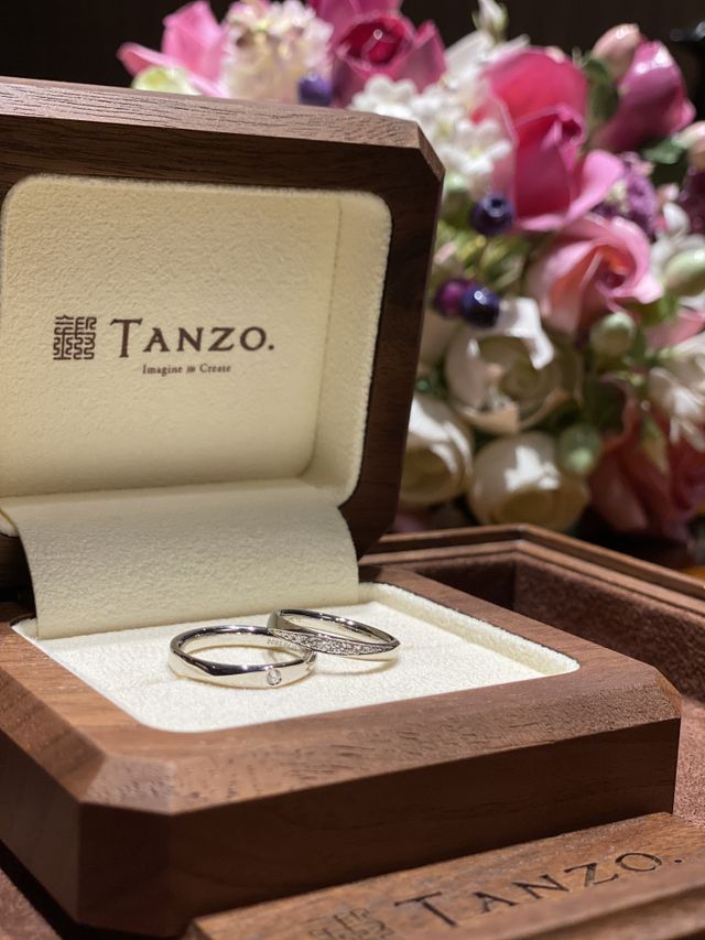 素敵な指輪を作ってもらいました。