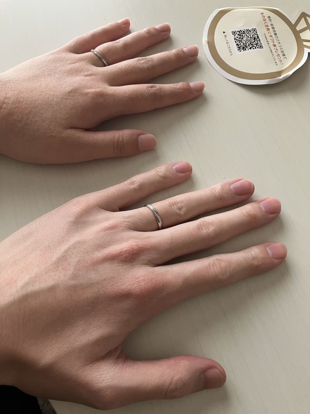 購入した指輪です