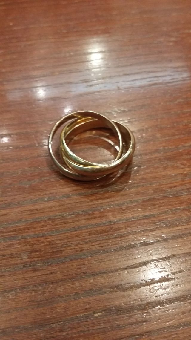 カルティエ3連リング②