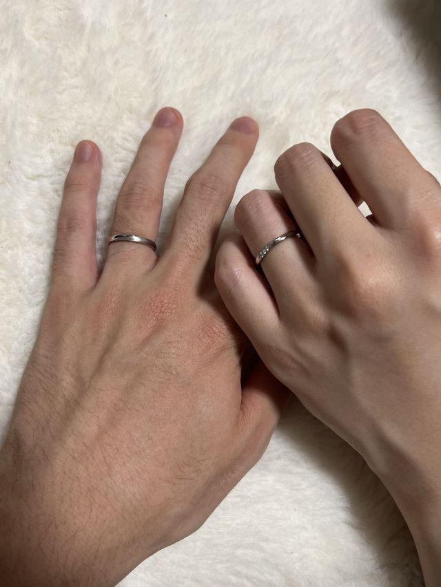 一目惚れして選びました。
意味合いが入ってます