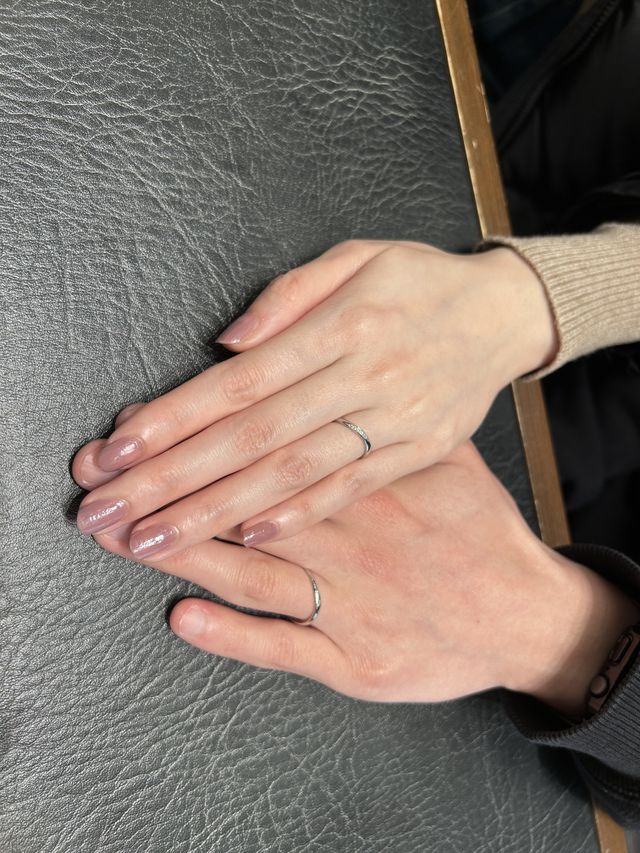 指が綺麗に見えます