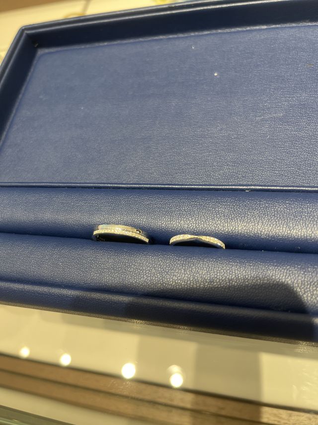 今回購入した結婚指輪です。