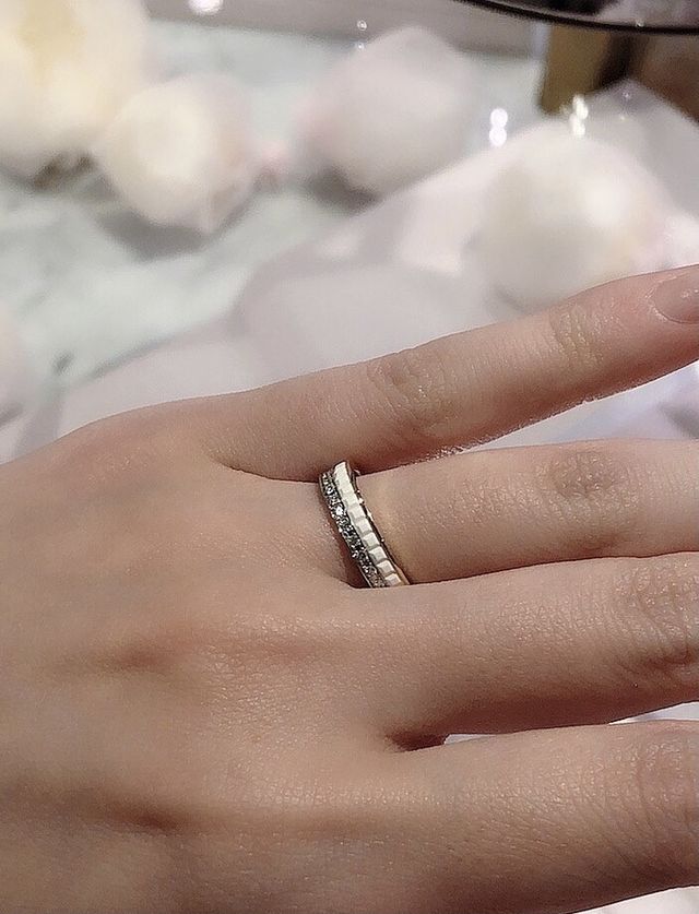 指輪試着時です