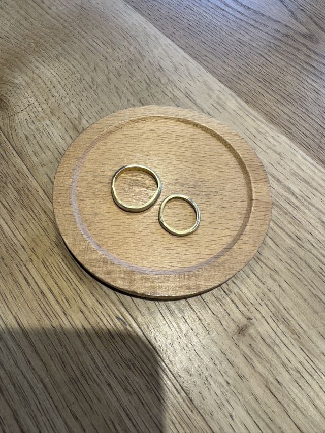 シンプルデザイン18kゴールド