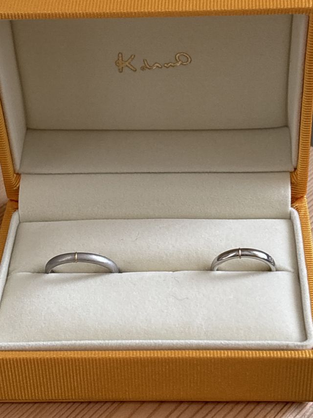 純糸結びの2人で作る指輪は、手作りの温かみを感じました。