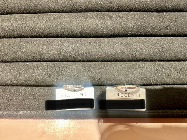 購入した指輪です。