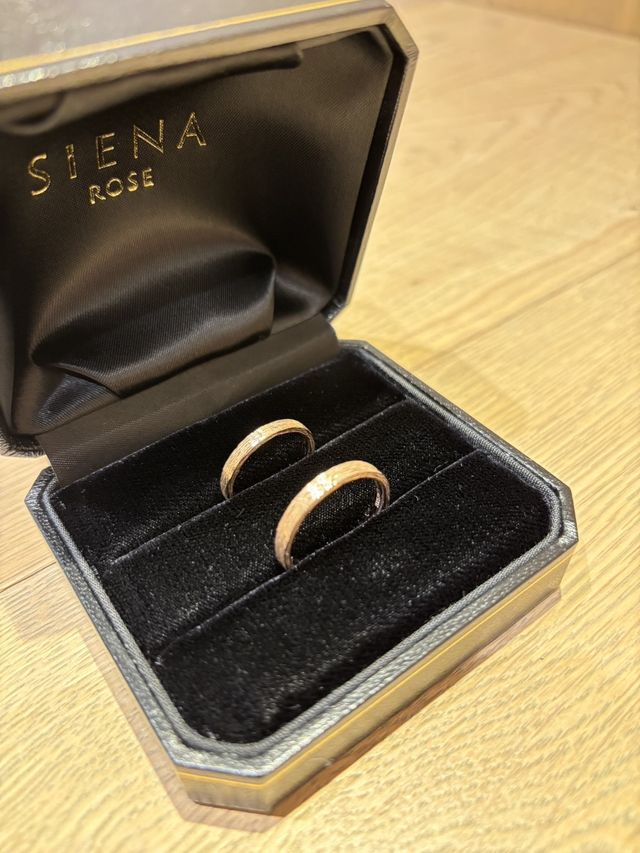 購入して自分達のサイズのものを受け取った時