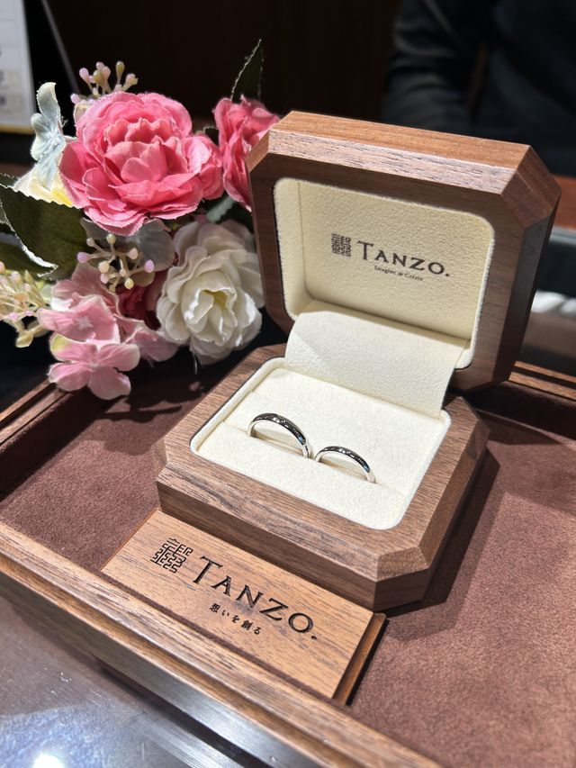 結婚指輪です。