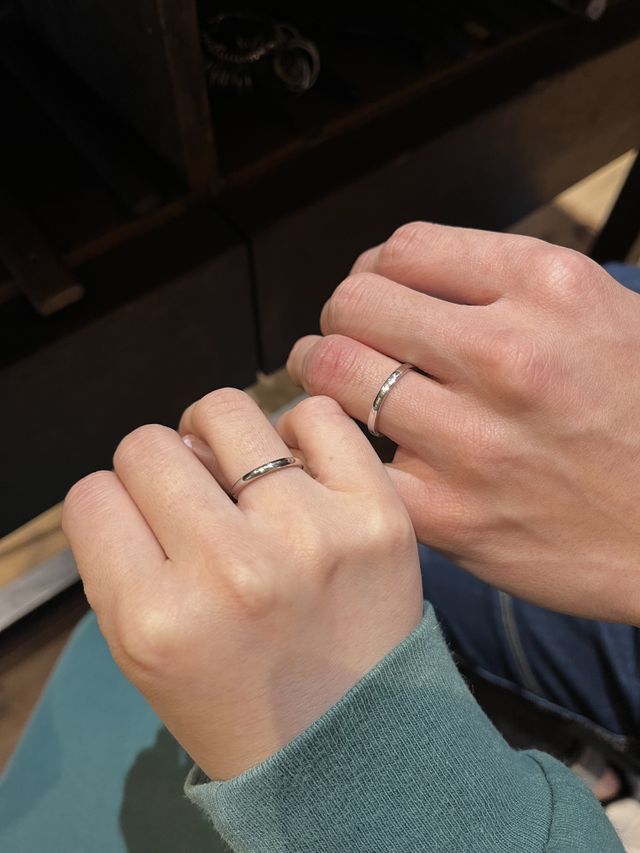 プラチナ900甲丸クリア
プラチナ900甲丸ヘアライン