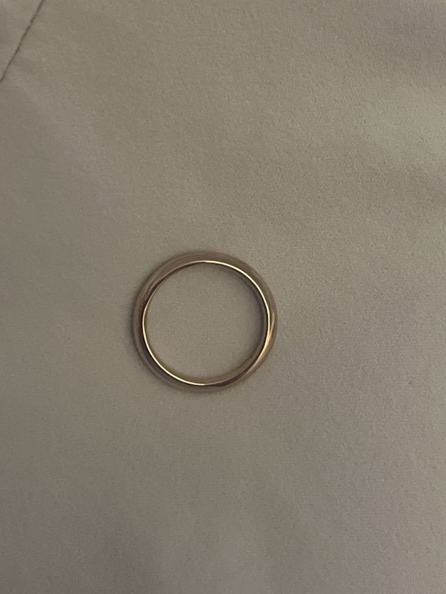 男性の指輪（つや消し加工は両面）