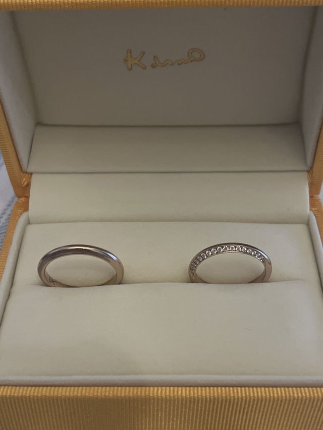 受け取り時にいただいたボックスに入れて撮影