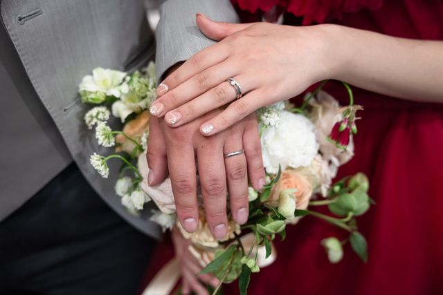 結婚式の時の写真です！
