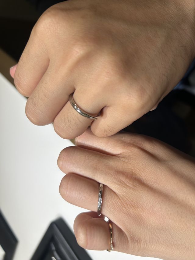 実際に購入した指輪です