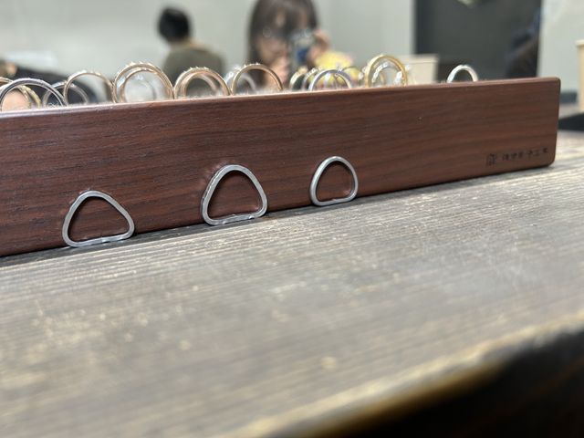 作っている途中も可愛い指輪