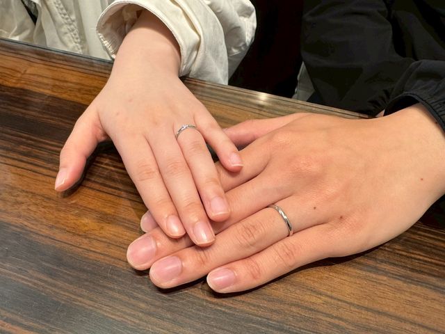 結婚指輪です。
