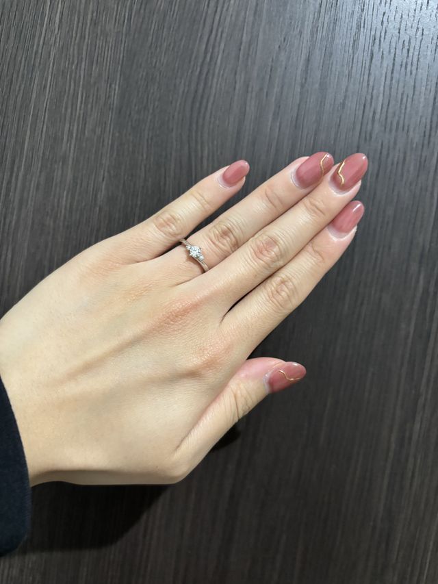 もらった瞬間撮りました