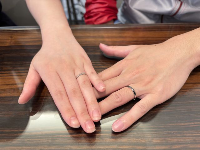 受け取り時に写真を撮って頂きました。