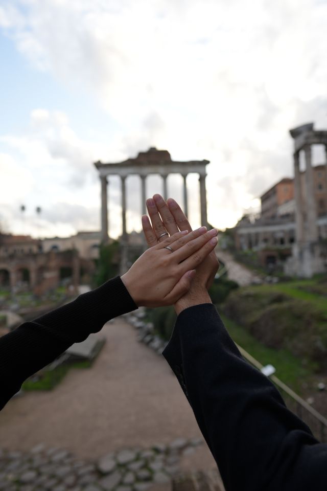 シンプルだけど2人でフルオーダーしたから思いが詰まってる指輪